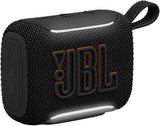JBL Go 5 Portable Bluetooth Speaker, 4.8W RMS, Ambient Edge Lighting, 10Hr Battery, Playtime Boost, IP68 Waterproof Dustproof Drop-Proof, Auracast, Airtouch Stereo