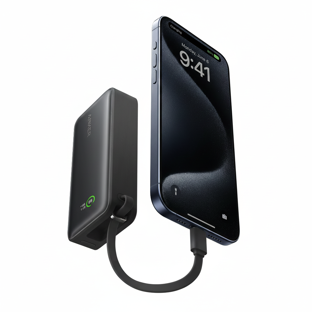 Anker 523 Power Bank 10000 PD 30W Balck