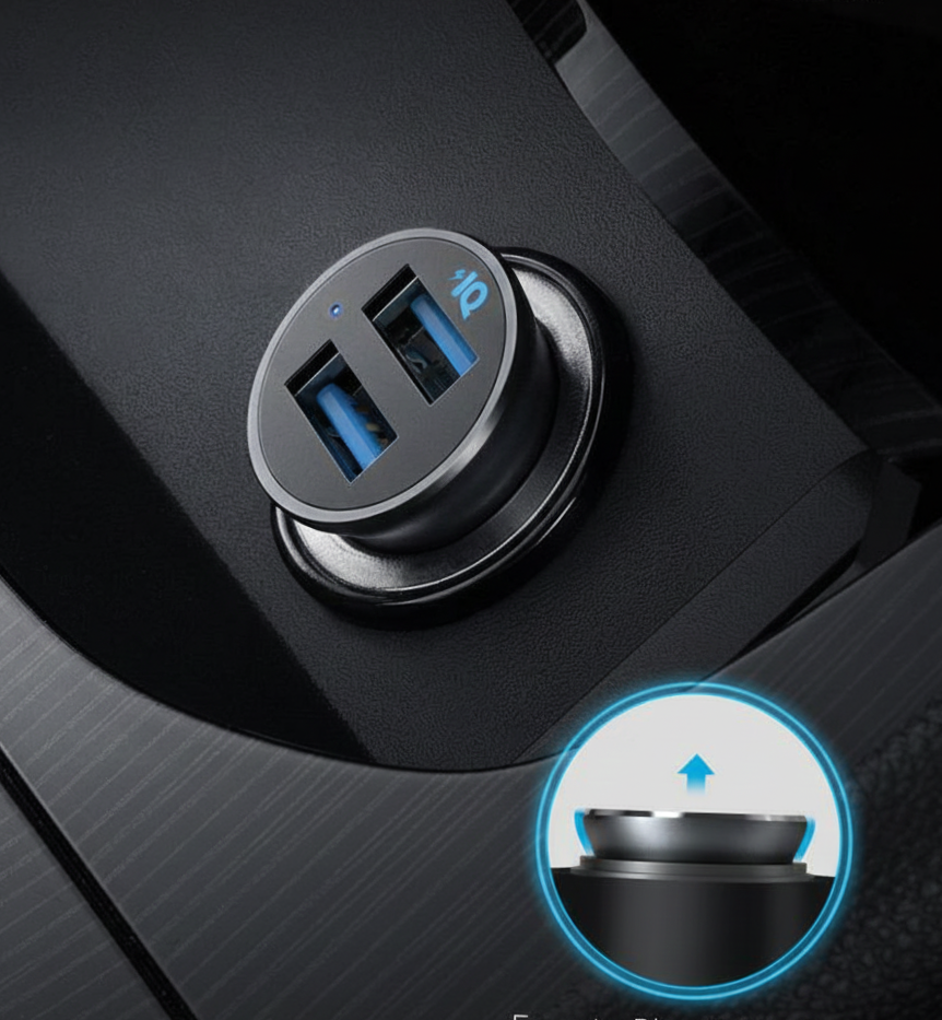 Anker PowerDrive 2 Alloy 24W Balck