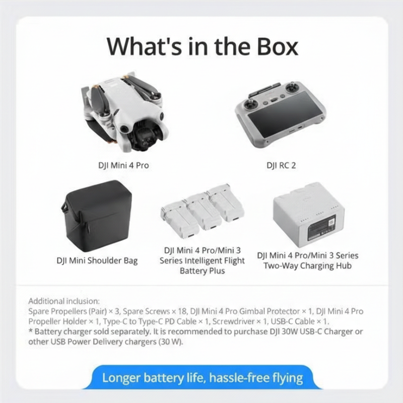 DJI MINI 4  PRO FLY MORE COMBO