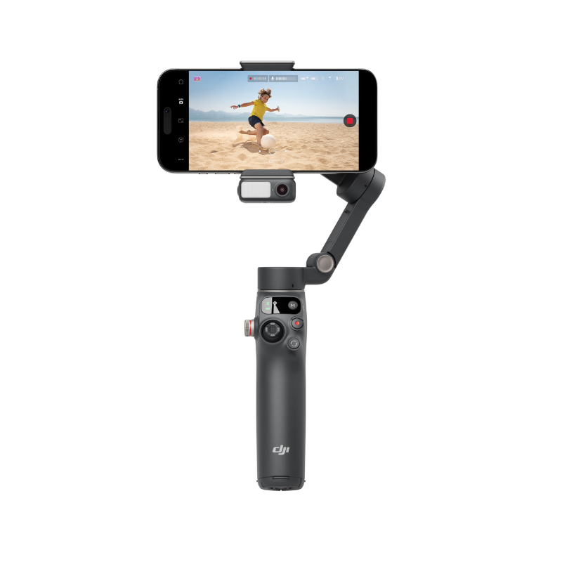 DJI Osmo Mobile 7P Gimbal Stabilizer for iPhone, Android, Native Tracking, Lighting, 3-Axis Phone Gimbal, Quick Launch, One-Tap Edit, Built-in Extension Rod & Tripod, 10hrs Use, Phone Charging