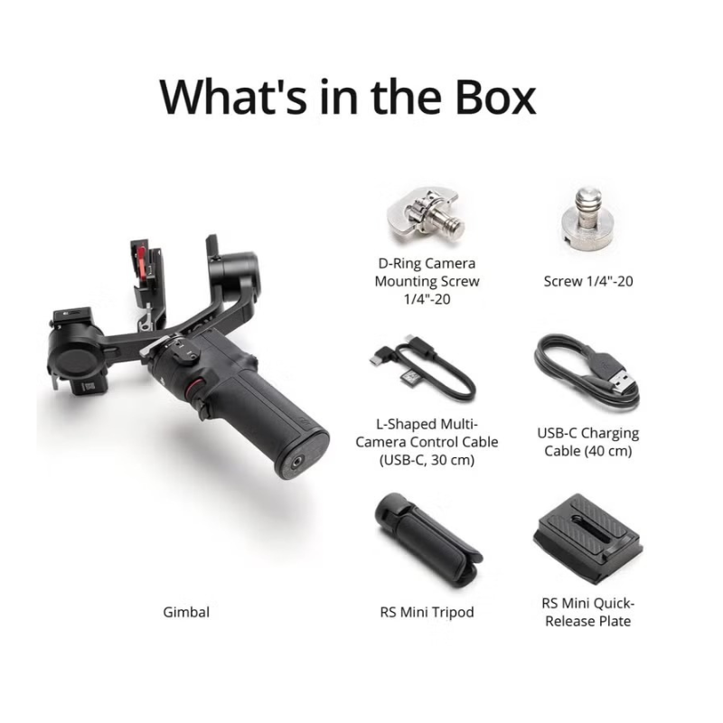 DJI RS 3 Mini 3-Axis Mirrorless Gimbal Lightweight Stabilizer
