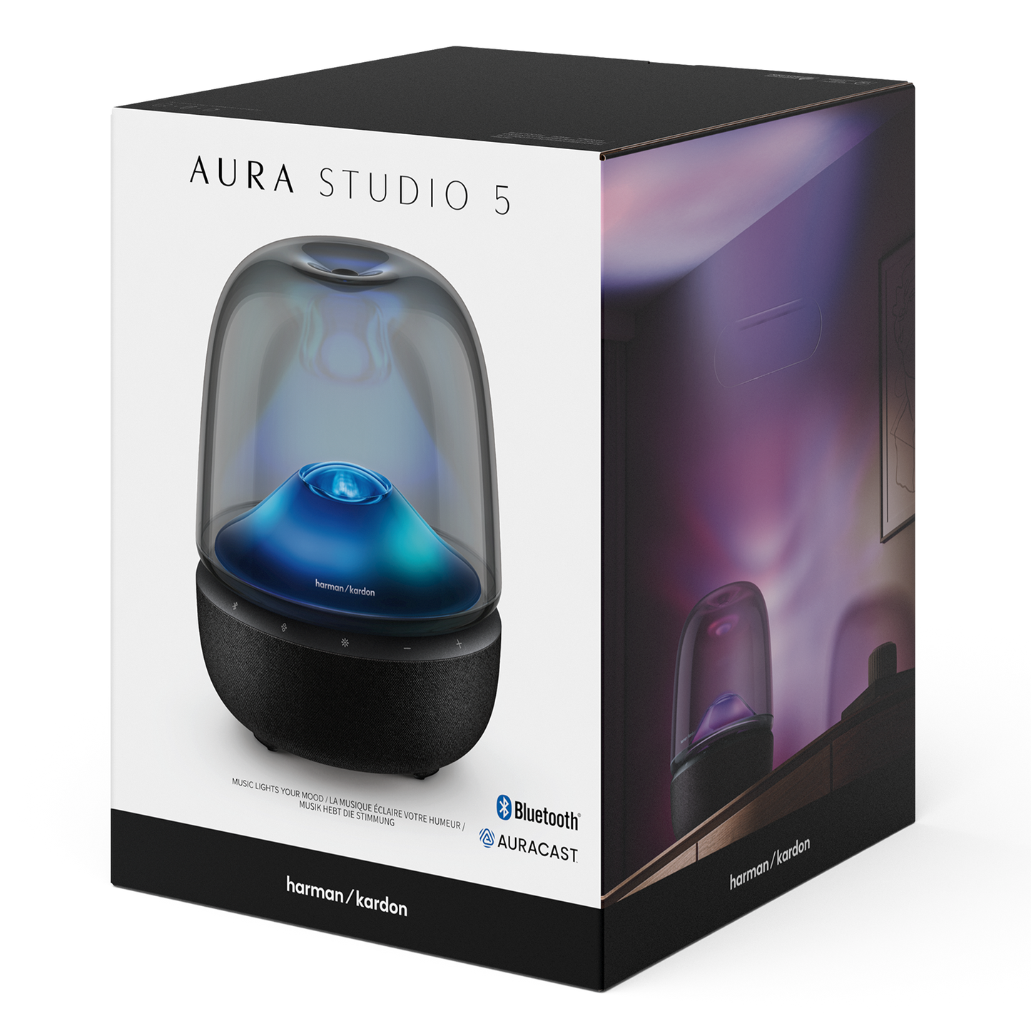 Harman Kardon Aura Studio 5 Bluetooth Home Speaker Black