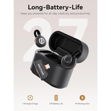 Hollyland Lark M2S Wireless Microphone with USB-C Plug for iPhone 15/16/17 and Android, 300m Range, 27h for Vlogging