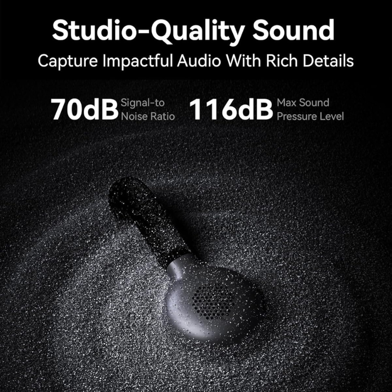 Hollyland Lark M2S Wireless Microphone with USB-C Plug for iPhone 15/16/17 and Android, 300m Range, 27h for Vlogging