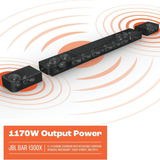 JBL BAR 1300 SOUNDBAR WIRELESS SUBWOOFER BLACK