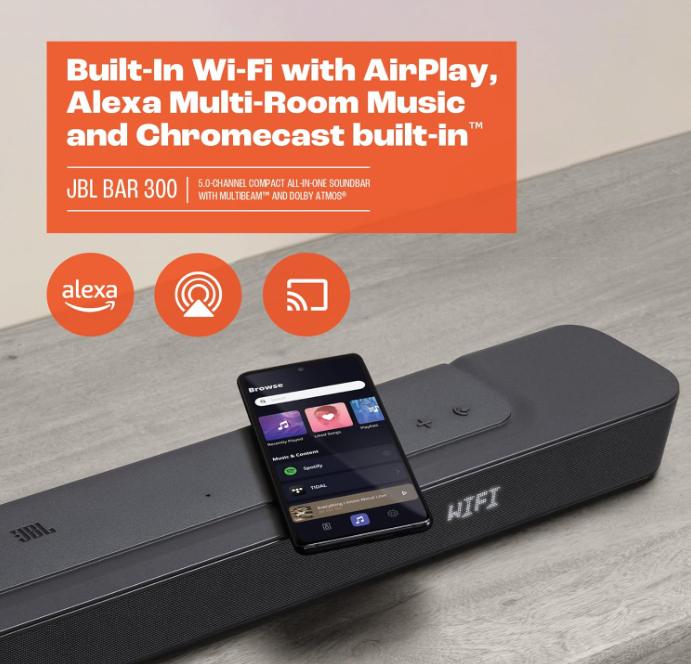 JBL BAR 300 PRO 5.0 SOUNDBAR BLACK