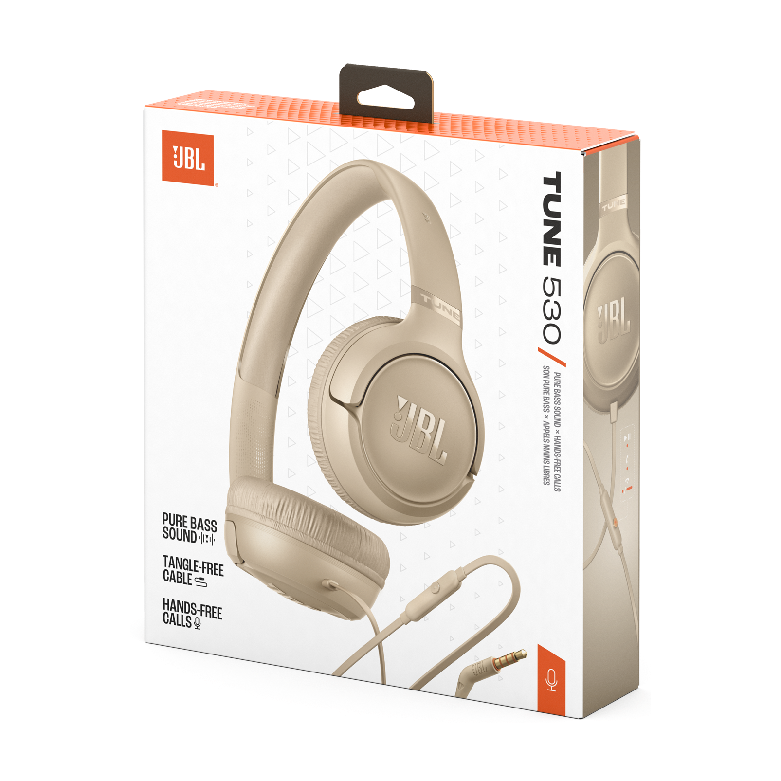 JBL TUNE 530 BT HEADPHONE BEIGE