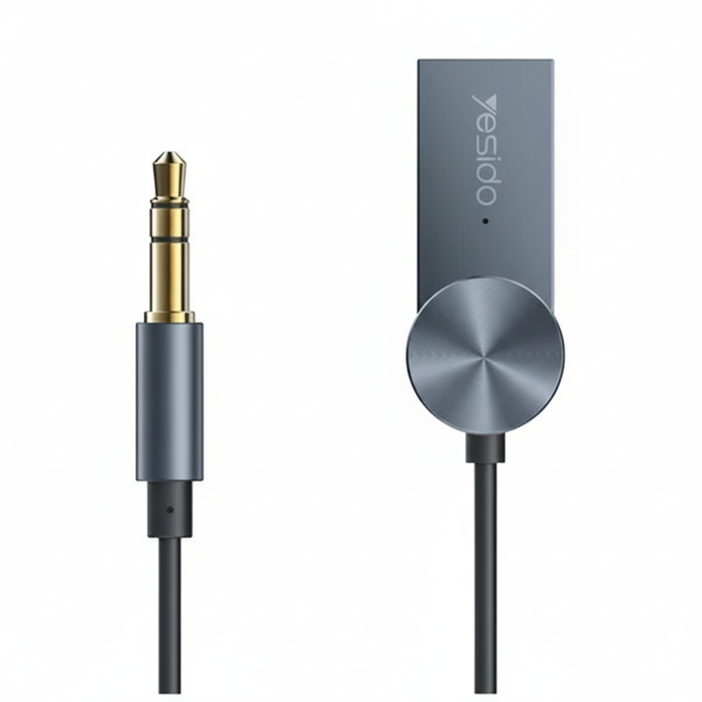 Yesido Wireless Adapter BT Car Audio Receiver YAU24 - Black