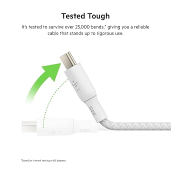 Belkin BoostCharge USB-C to USB-C Cable, 1M, White