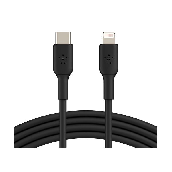 Belkin c to Lightning Charging Cable 1m Black