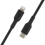 Belkin c to Lightning Charging Cable 1m Black