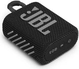 JBL Go 3 Portable Waterproof Speaker with Pro Sound, Powerful Audio, Punchy Bass, Ultra-Compact Size, Dustproof, Wireless Bluetooth Streaming, 5 Hours of Playtime