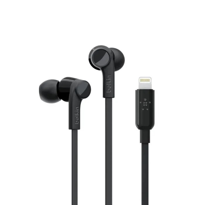 Belkin ROCKSTAR Headphones with Lightning Connector, Black