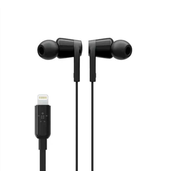 Belkin ROCKSTAR Headphones with Lightning Connector, Black