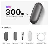 Plaud note Pin AI Voice Recorder –Silver
